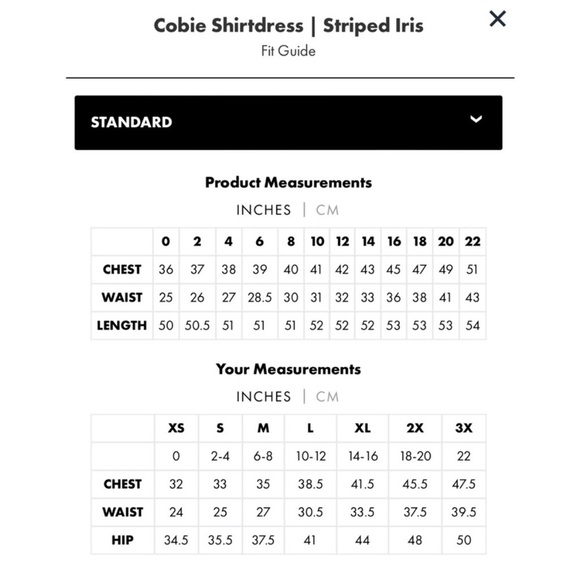 NWT THE KIT. Cobie Shirtdress in Striped Iris size 18 new - Picture 3 of 12